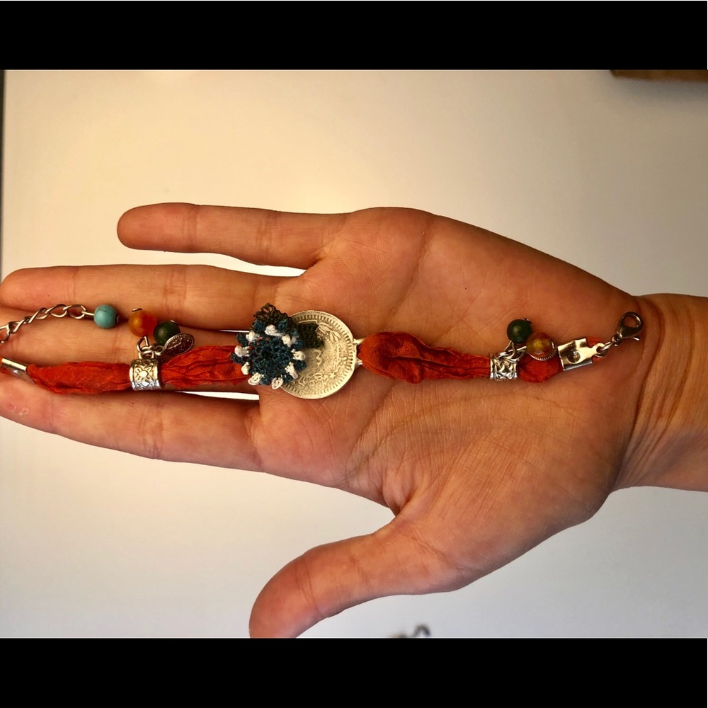 Handmade authentic silk Marrakesh bracelet 🧞‍♀️